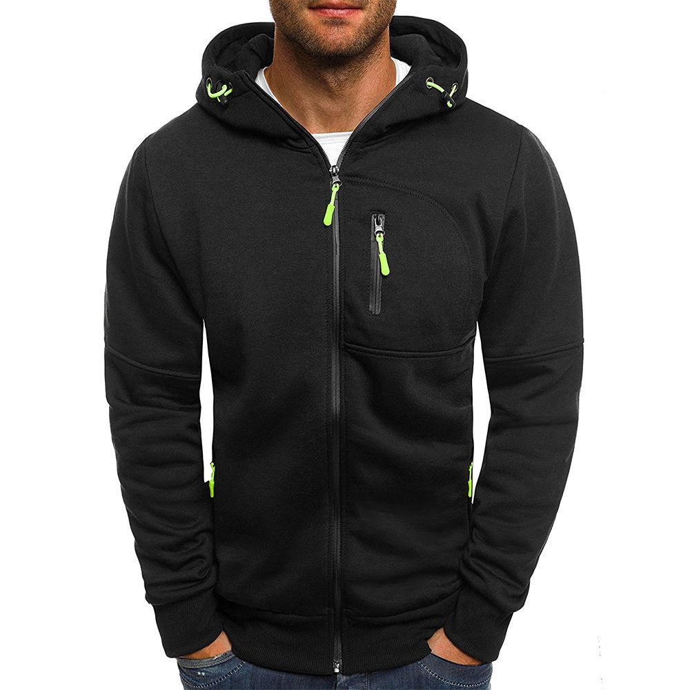 Manufacturers Men Hoodie Zip up Blank Graphic Plain Designer Custom  Screen Printing Zipper Men Hoodie  Jackets  Coats