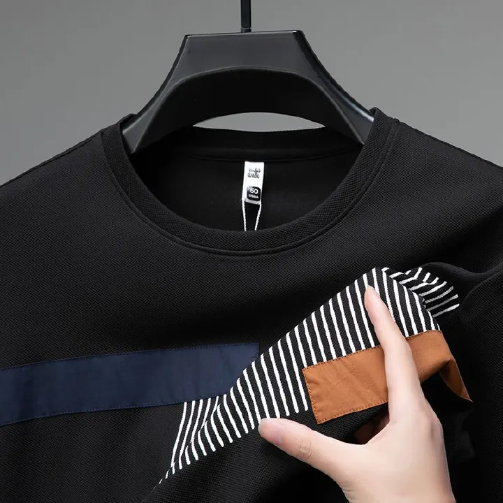 Men Sweater Pullover Jacquard Pattern Knitted Top Winter Crew Neck Jumper Men Knitwear Custom Knit Sweaters
