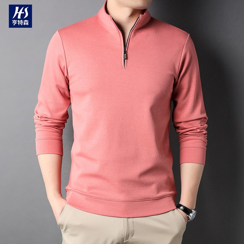 Professional  Golf Shirts Men's Long Sleeve Plain for Polo Shirts with Blade Collar Printed Pattern Golf for Polo   Sweatshirts