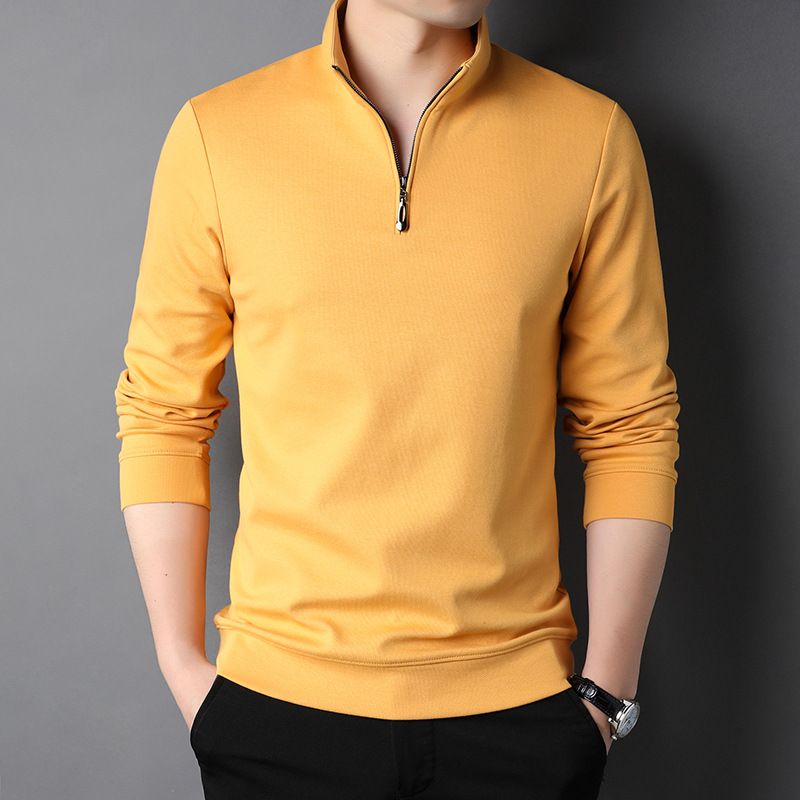 Professional  Golf Shirts Men's Long Sleeve Plain for Polo Shirts with Blade Collar Printed Pattern Golf for Polo   Sweatshirts