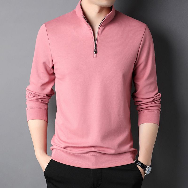 Professional  Golf Shirts Men's Long Sleeve Plain for Polo Shirts with Blade Collar Printed Pattern Golf for Polo   Sweatshirts