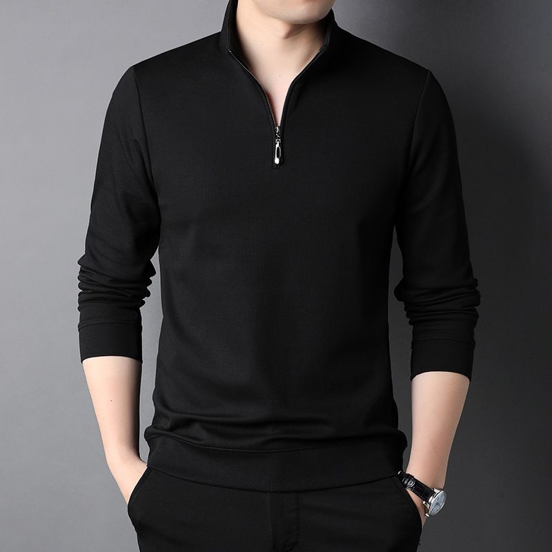 Professional  Golf Shirts Men's Long Sleeve Plain for Polo Shirts with Blade Collar Printed Pattern Golf for Polo   Sweatshirts