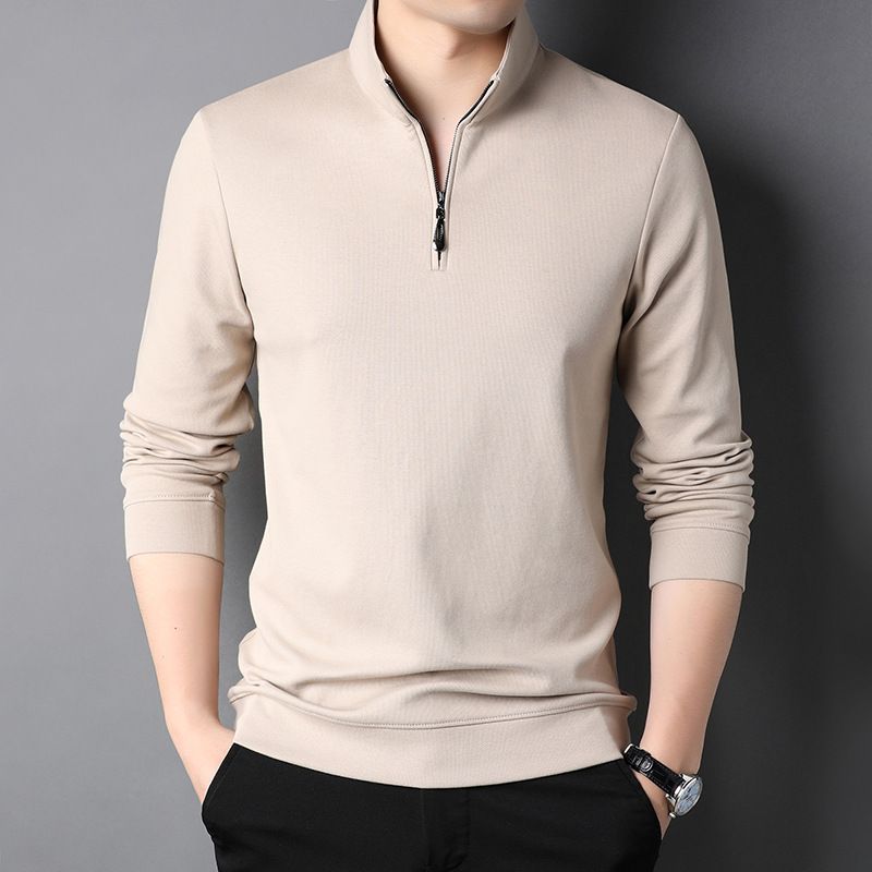 Professional  Golf Shirts Men's Long Sleeve Plain for Polo Shirts with Blade Collar Printed Pattern Golf for Polo   Sweatshirts