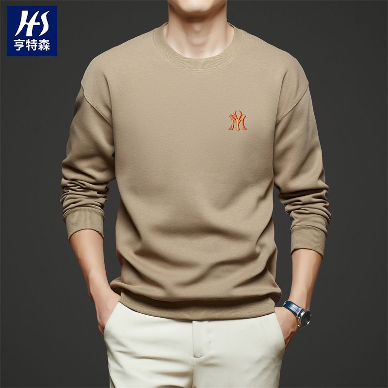 High Quality Custom Sweatshirt Plain Pullover Sport Wear for Men Thick French Terry Fabric Wholesale Supply Sweatshirts