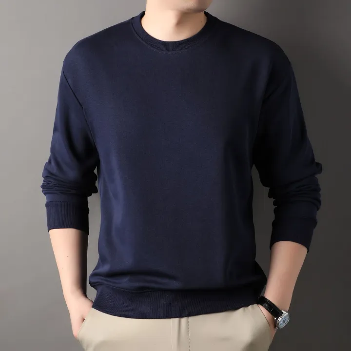 Blank Heavyweight Hoodie Men Casual Crew Neck Streetwear Fashion Hoodies Custom Design Sweatshirts