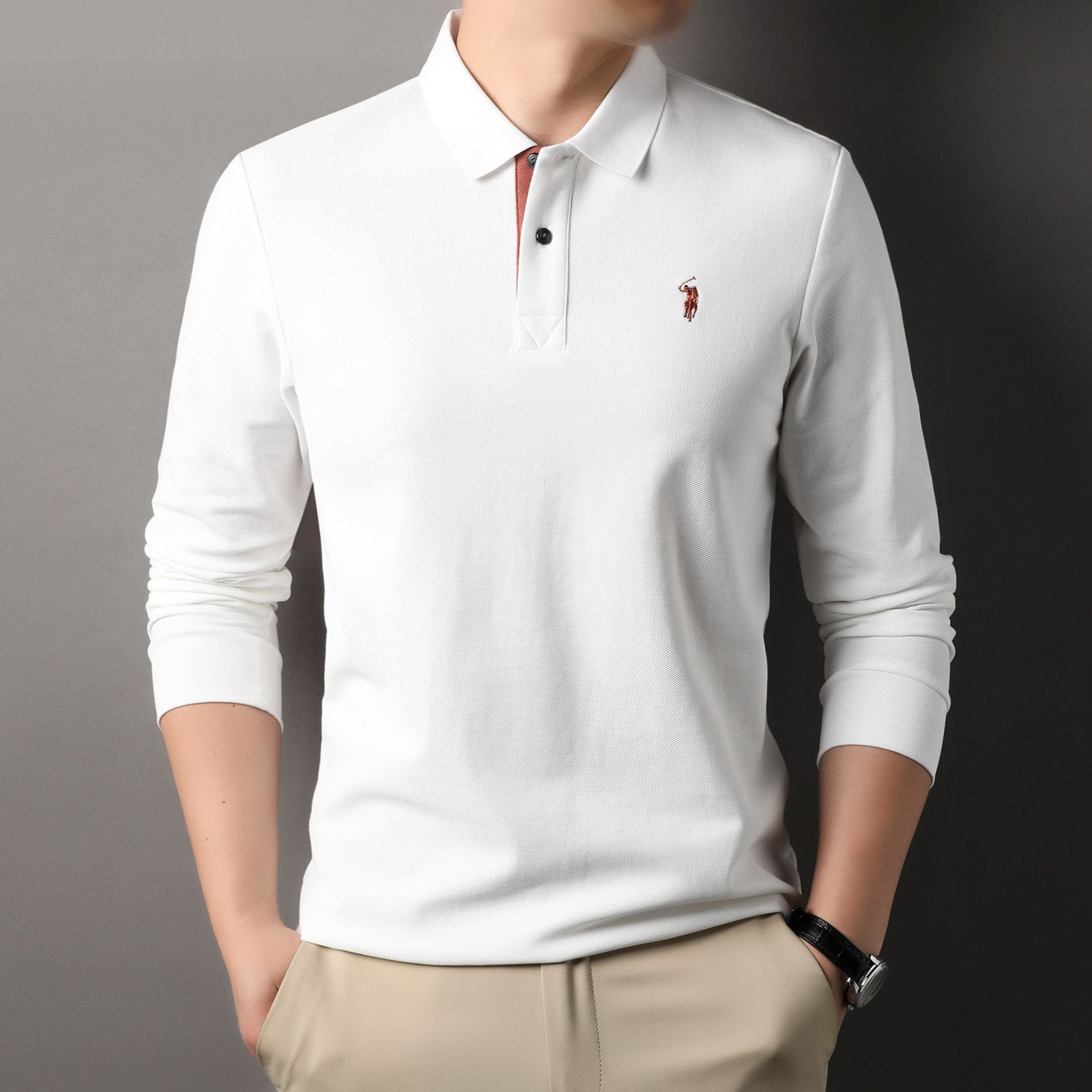 Design Cotton Golf Polo Shirt for Men Adult Classic Custom Business Polo Shirts Brand Casual Men's Golf  T-Shirts