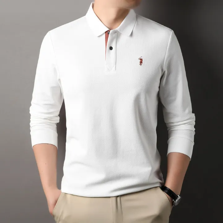 Design Cotton Golf Polo Shirt for Men Adult Classic Custom Business Polo Shirts Brand Casual Men's Golf  T-Shirts