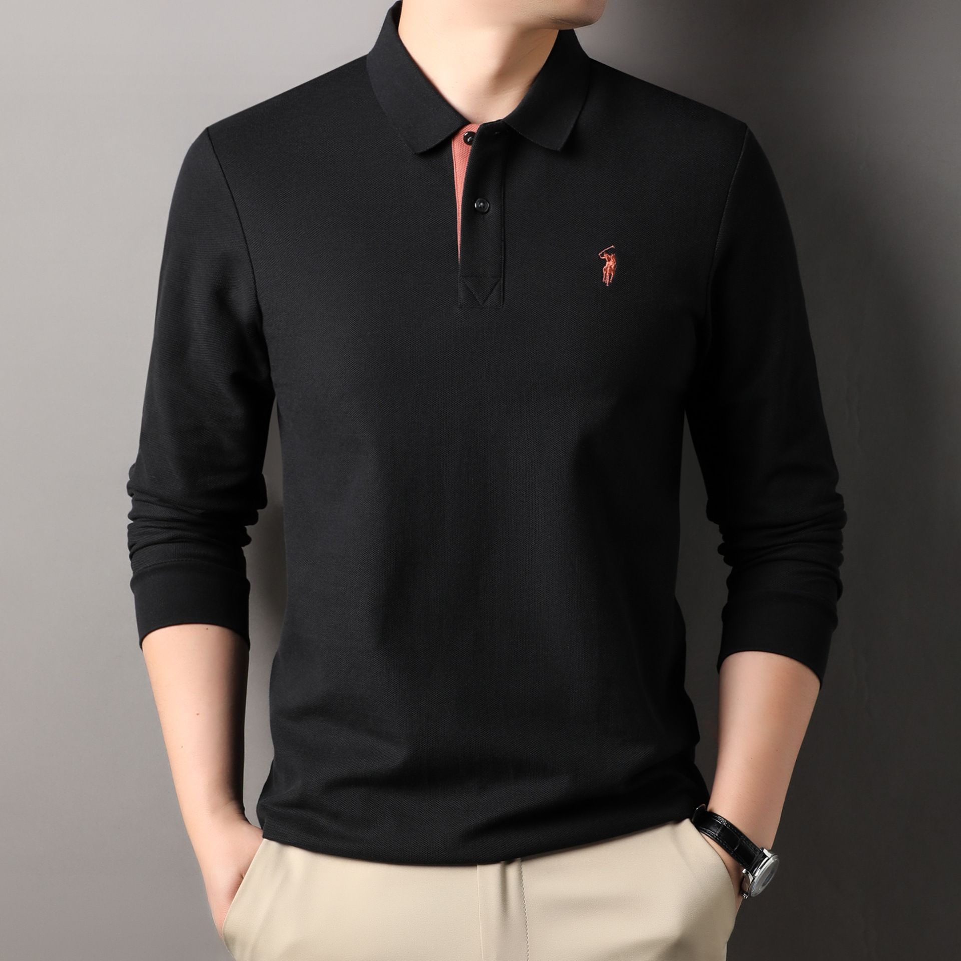 Design Cotton Golf Polo Shirt for Men Adult Classic Custom Business Polo Shirts Brand Casual Men's Golf  T-Shirts