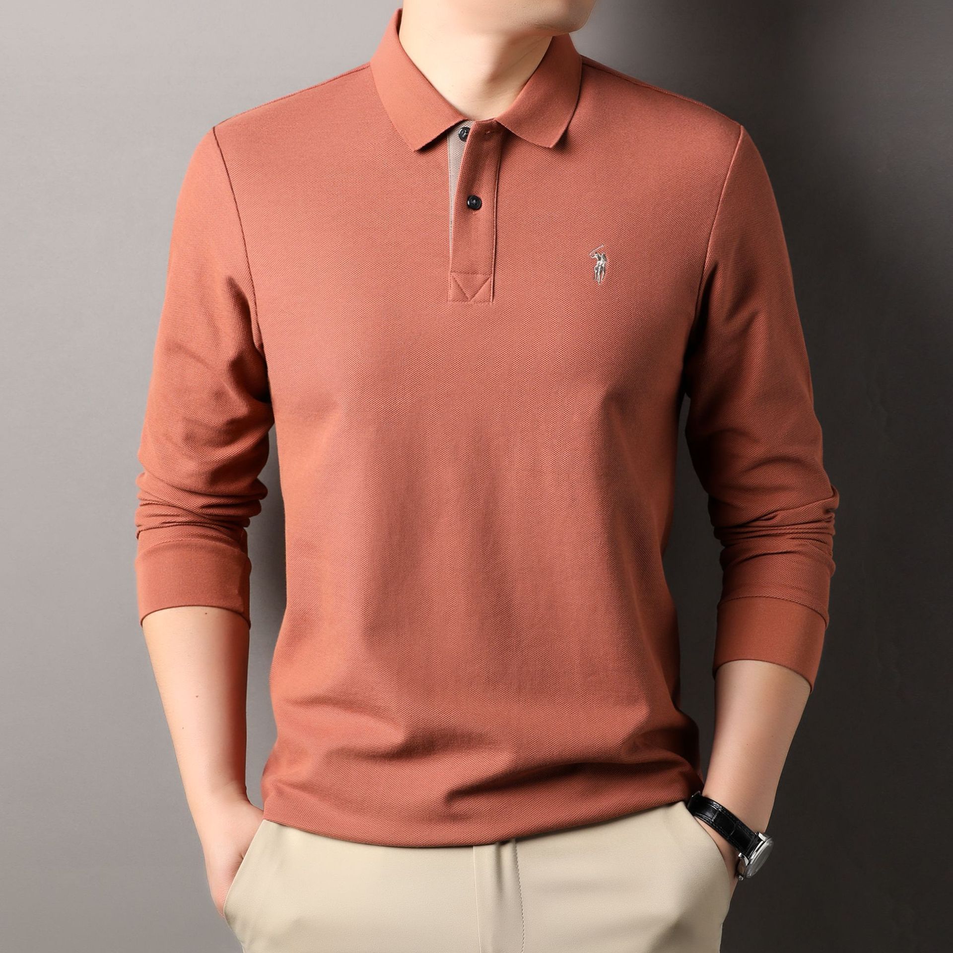 Design Cotton Golf Polo Shirt for Men Adult Classic Custom Business Polo Shirts Brand Casual Men's Golf  T-Shirts