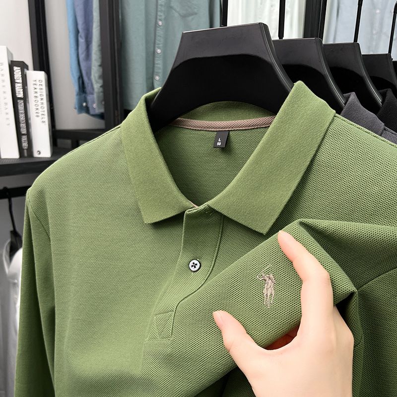Design Cotton Golf Polo Shirt for Men Adult Classic Custom Business Polo Shirts Brand Casual Men's Golf  T-Shirts
