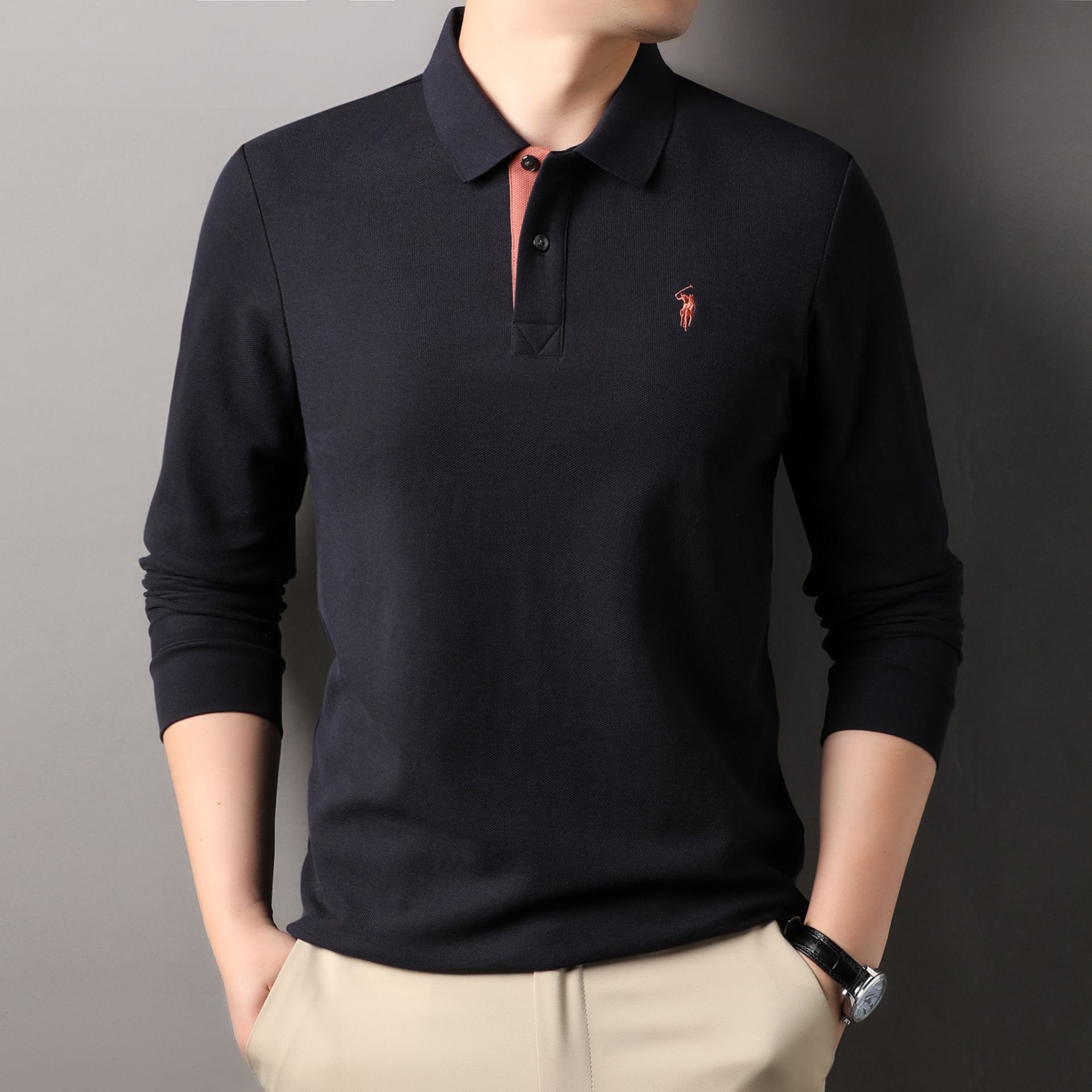 Design Cotton Golf Polo Shirt for Men Adult Classic Custom Business Polo Shirts Brand Casual Men's Golf  T-Shirts