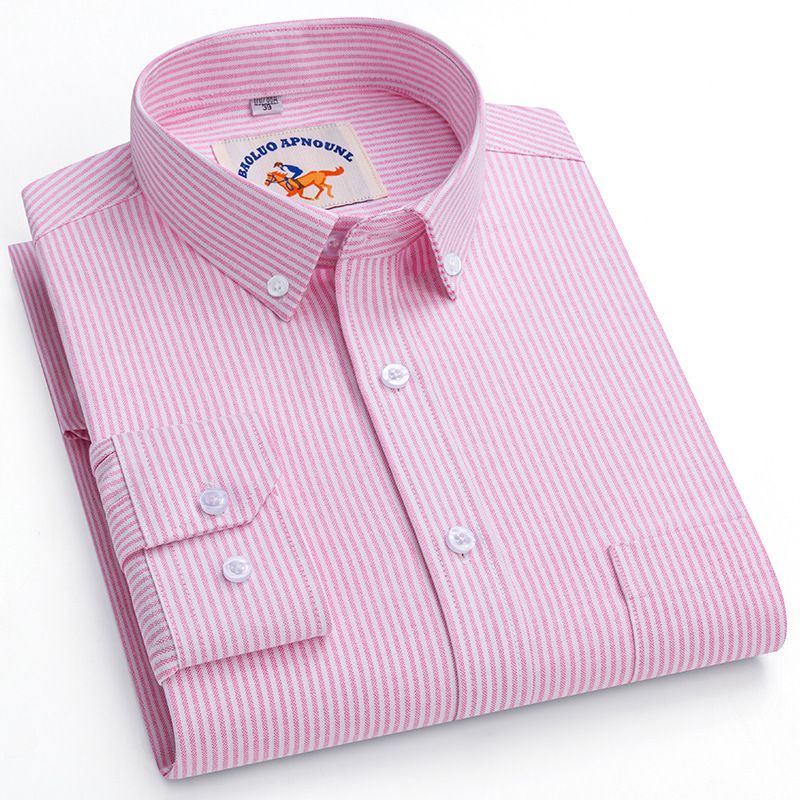 Factory Custom Men's  Plaid Shirt New Long-sleeved Casual Shirt Wholesale  Men's Clothing Top   Shirts