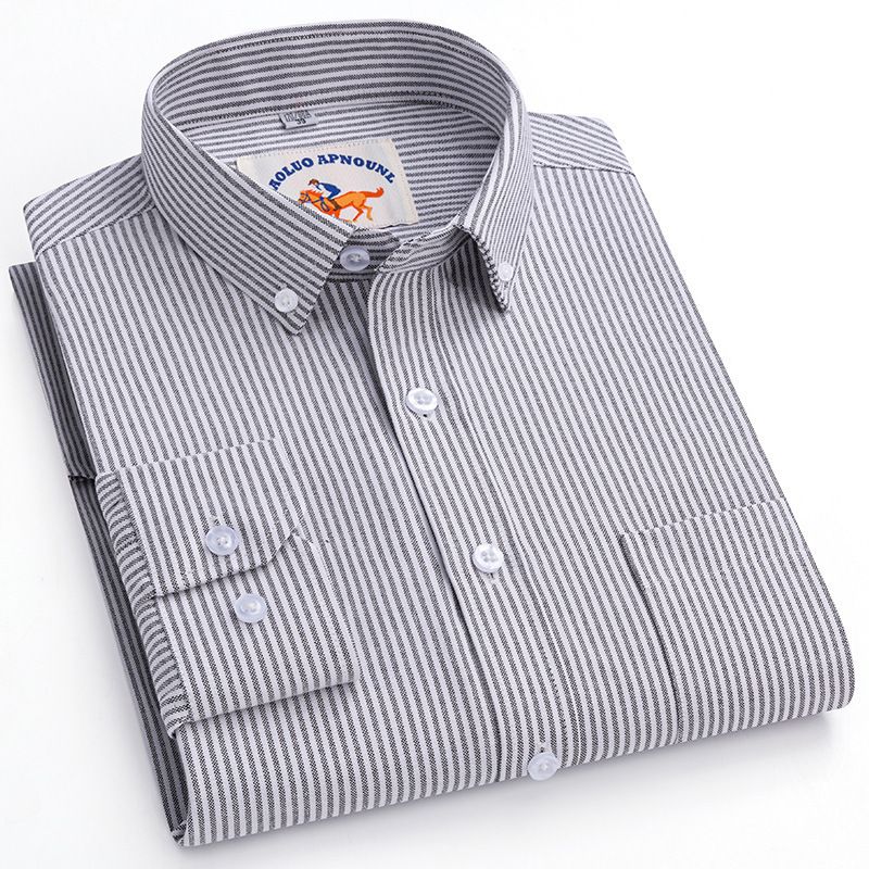 Factory Custom Men's  Plaid Shirt New Long-sleeved Casual Shirt Wholesale  Men's Clothing Top   Shirts