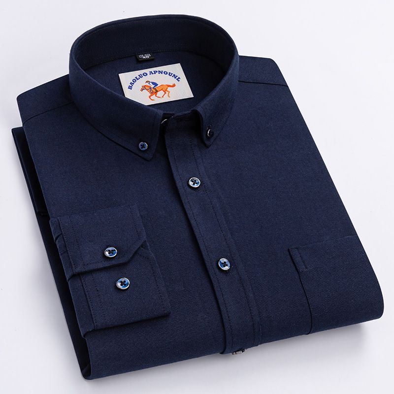 Factory Custom Men's  Plaid Shirt New Long-sleeved Casual Shirt Wholesale  Men's Clothing Top   Shirts