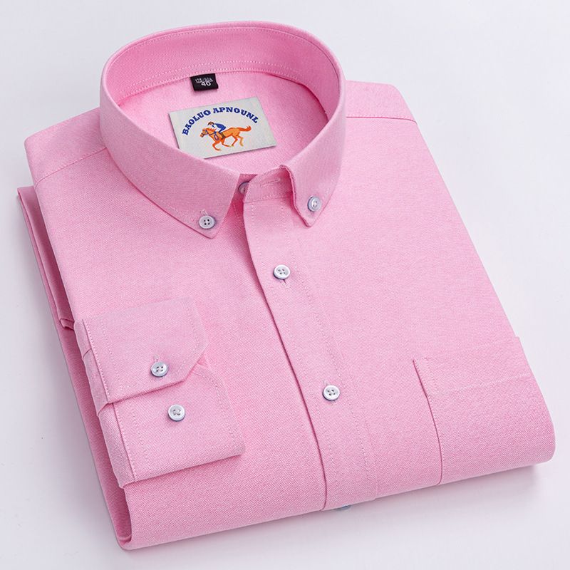 Factory Custom Men's  Plaid Shirt New Long-sleeved Casual Shirt Wholesale  Men's Clothing Top   Shirts