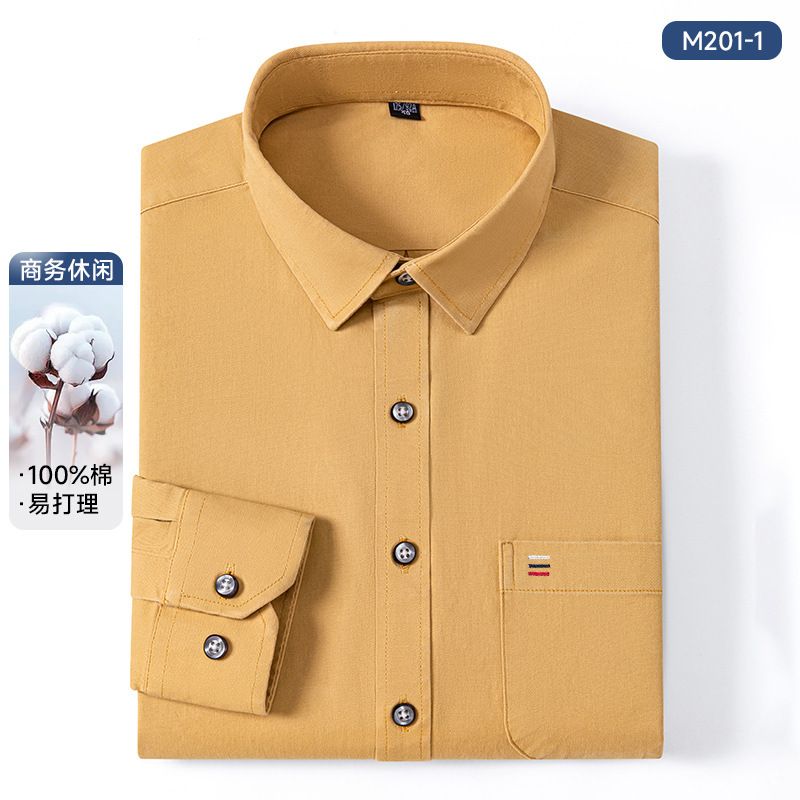 Wholesale Luxury Flexible Classic Black Dress Shirt Long Sleeve Regular Fit Business Casual Shirts for Men