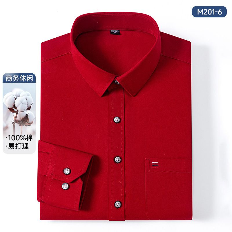 Wholesale Luxury Flexible Classic Black Dress Shirt Long Sleeve Regular Fit Business Casual Shirts for Men