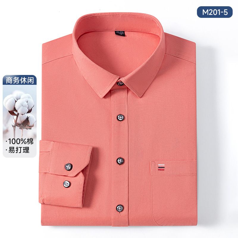 Wholesale Luxury Flexible Classic Black Dress Shirt Long Sleeve Regular Fit Business Casual Shirts for Men