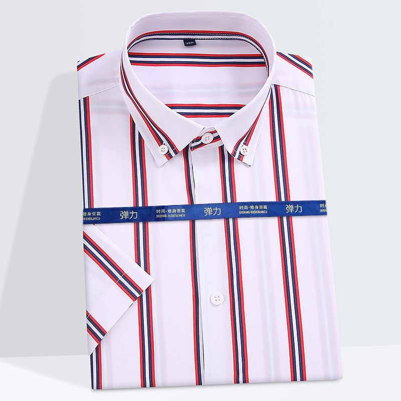 Spring and Autumn Long Sleeve Jacket Business Shirt Cotton DP Non Iron Shirt Men's Shirt Casual and Versatile Shirts