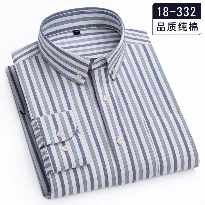 Men's Plaid Shirts Long Sleeve Cotton Regular Fit Soft Comfortable Casual Flannel Shirt Male Clothing Oversized Shirts