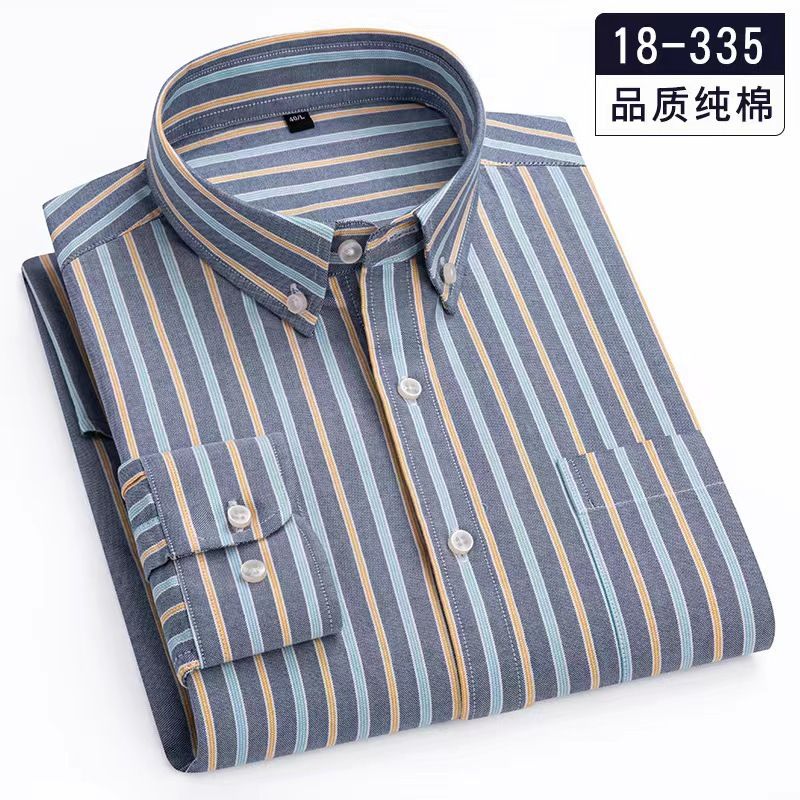 Men's Plaid Shirts Long Sleeve Cotton Regular Fit Soft Comfortable Casual Flannel Shirt Male Clothing Oversized Shirts