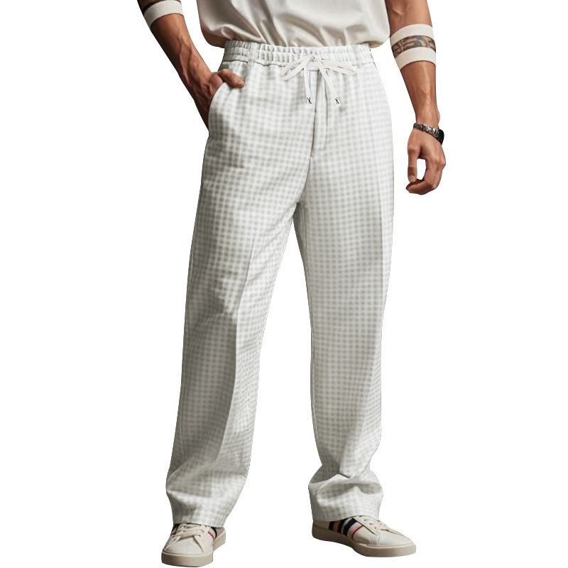 Arrival Men's Plaid Sleep Wear Pants With Elastic Waist Factory Wholesale Pajama Sleep Bottoms Casual