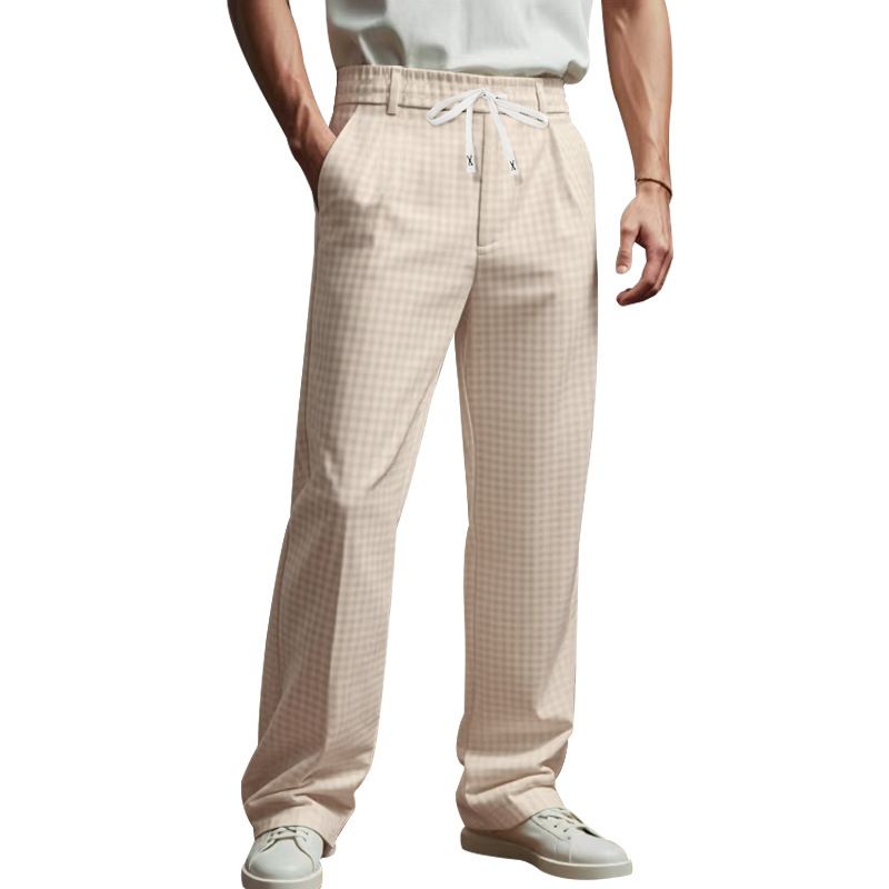 Arrival Men's Plaid Sleep Wear Pants With Elastic Waist Factory Wholesale Pajama Sleep Bottoms Casual