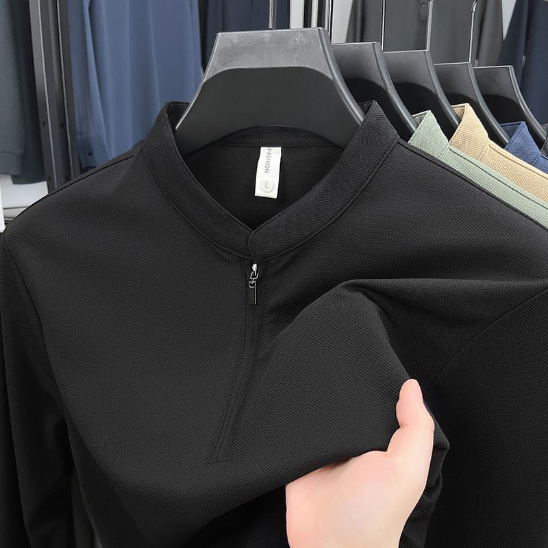 Custom  Men's Sportswear Sublimation Cotton Fleece Quarter Half Knit Pullover Hoodie  T-Shirts