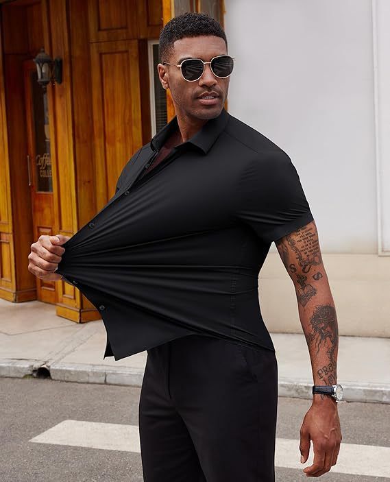 Men's Shirt new Fashion Casual Wholesale cheap Custom Cotton Clothing short sleeve Men's shirt