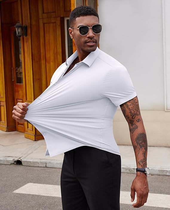 Men's Shirt new Fashion Casual Wholesale cheap Custom Cotton Clothing short sleeve Men's shirt