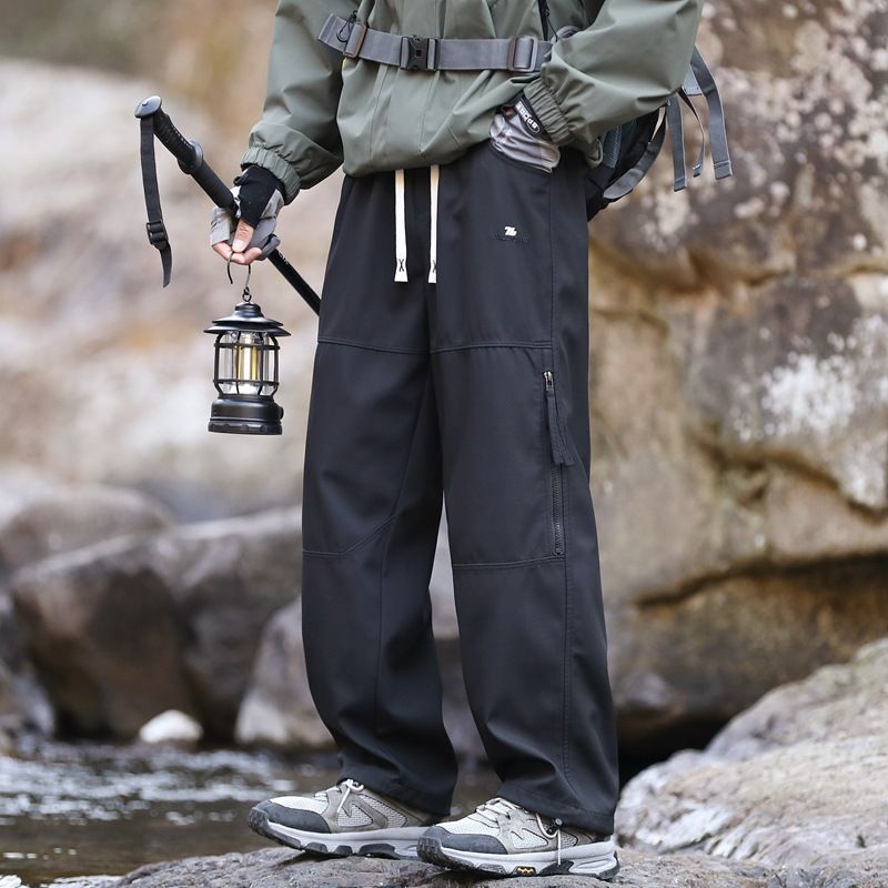 Sport High Quality Cargo Trouser Polyester oversized Outdoor Hiking waterproof Custom Tactical Baggy Cargo Pants for Men Casual