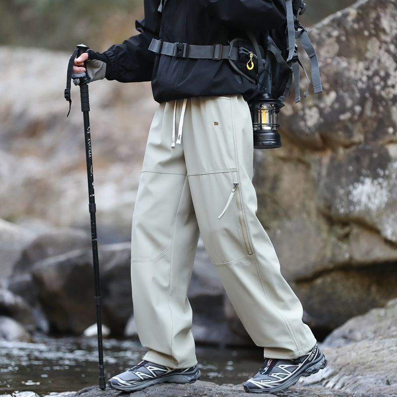 Sport High Quality Cargo Trouser Polyester oversized Outdoor Hiking waterproof Custom Tactical Baggy Cargo Pants for Men Casual