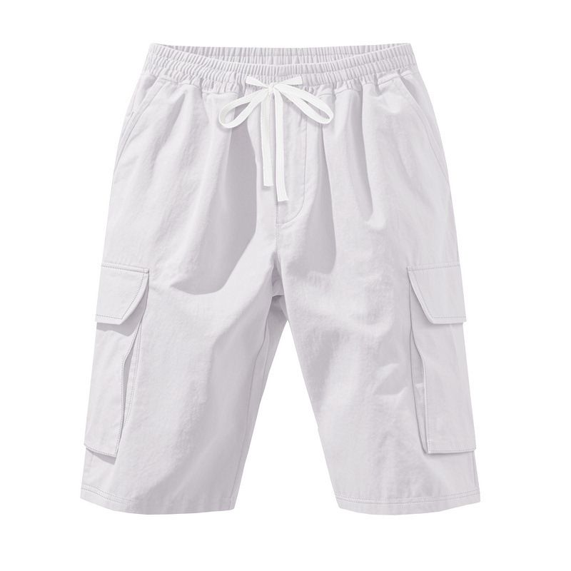 Men's Casual Jacquard Summer New Men's Wear, Form-fitting, Breathable Lapel Shirt, Short-sleeved Shirt for Men Shorts