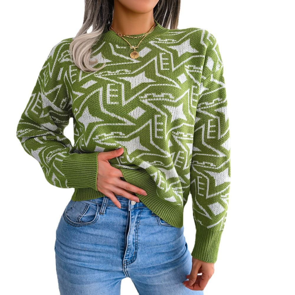 Autumn and Winter Wear Cashmere Thick Sweater women  New High Quality Crewneck Sweater Winter WarmSweaters