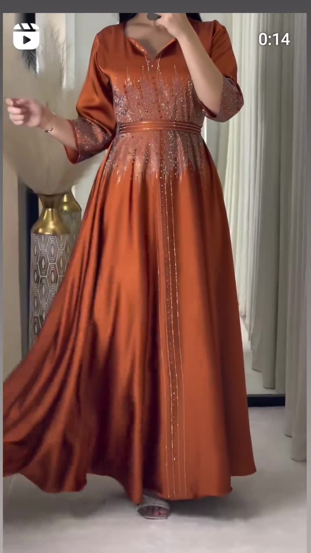Middle Eastern Muslim Dress Elegant Muslim Abaya Dresses Hot Diamond Evening Long Robe Jalabiya EID Arab Islamic Clothing Dresses