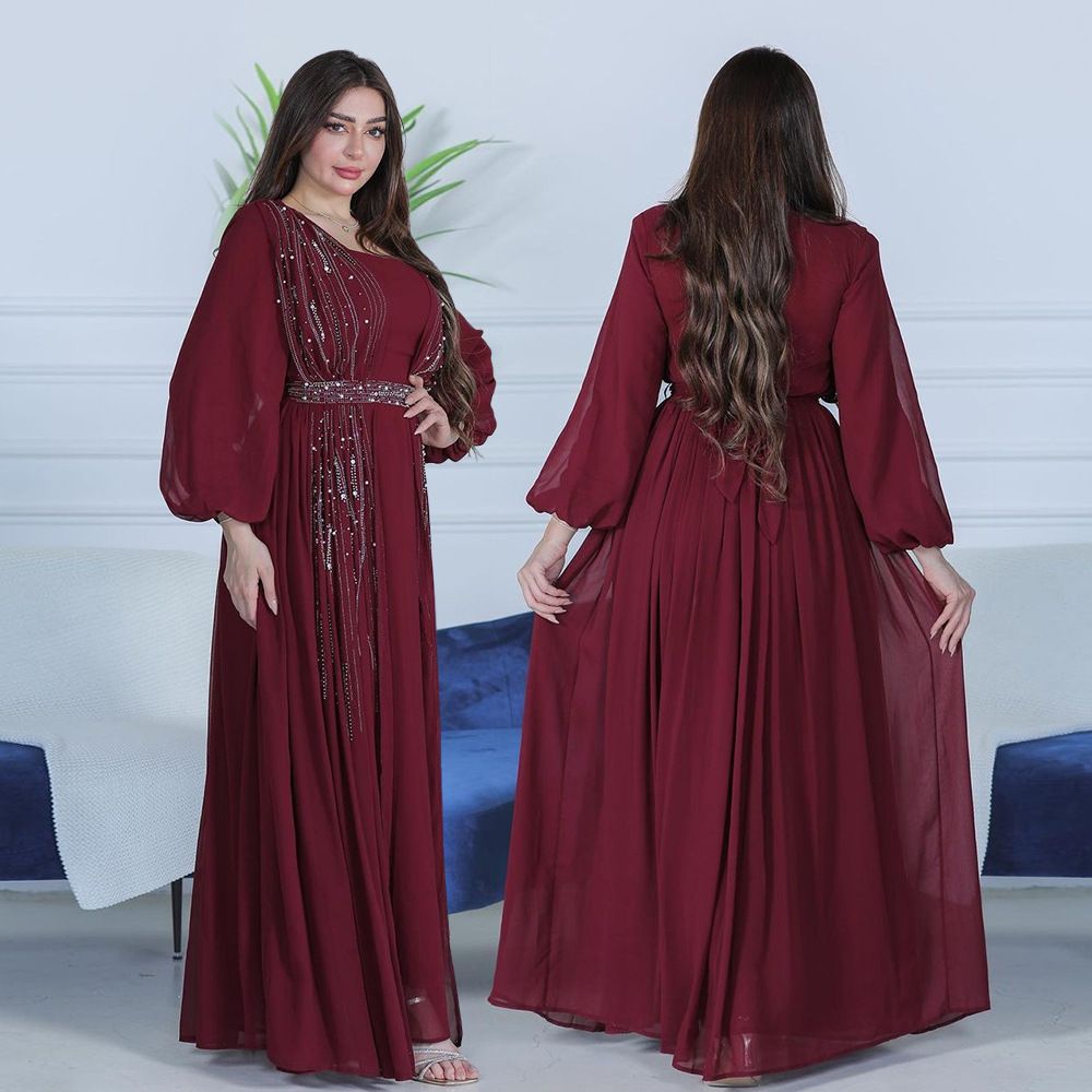 New Dashiki Ankara Sequin Evening Gowns Turkey Outfits Robe Africa Clothing   Dresses