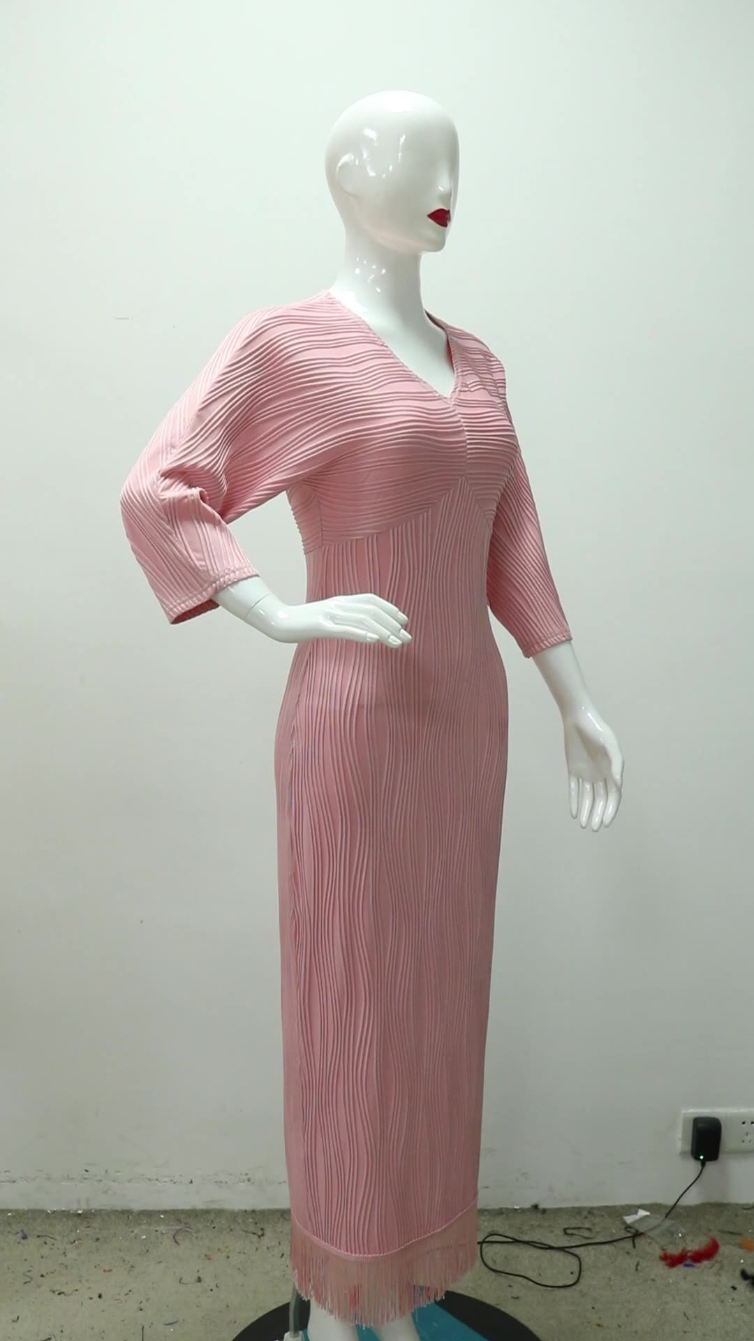 Wg Style Multi Occasion Elegant Dress Birthday Party Office Wedding Guest Long Evening Dresses With Tassel   Dresses