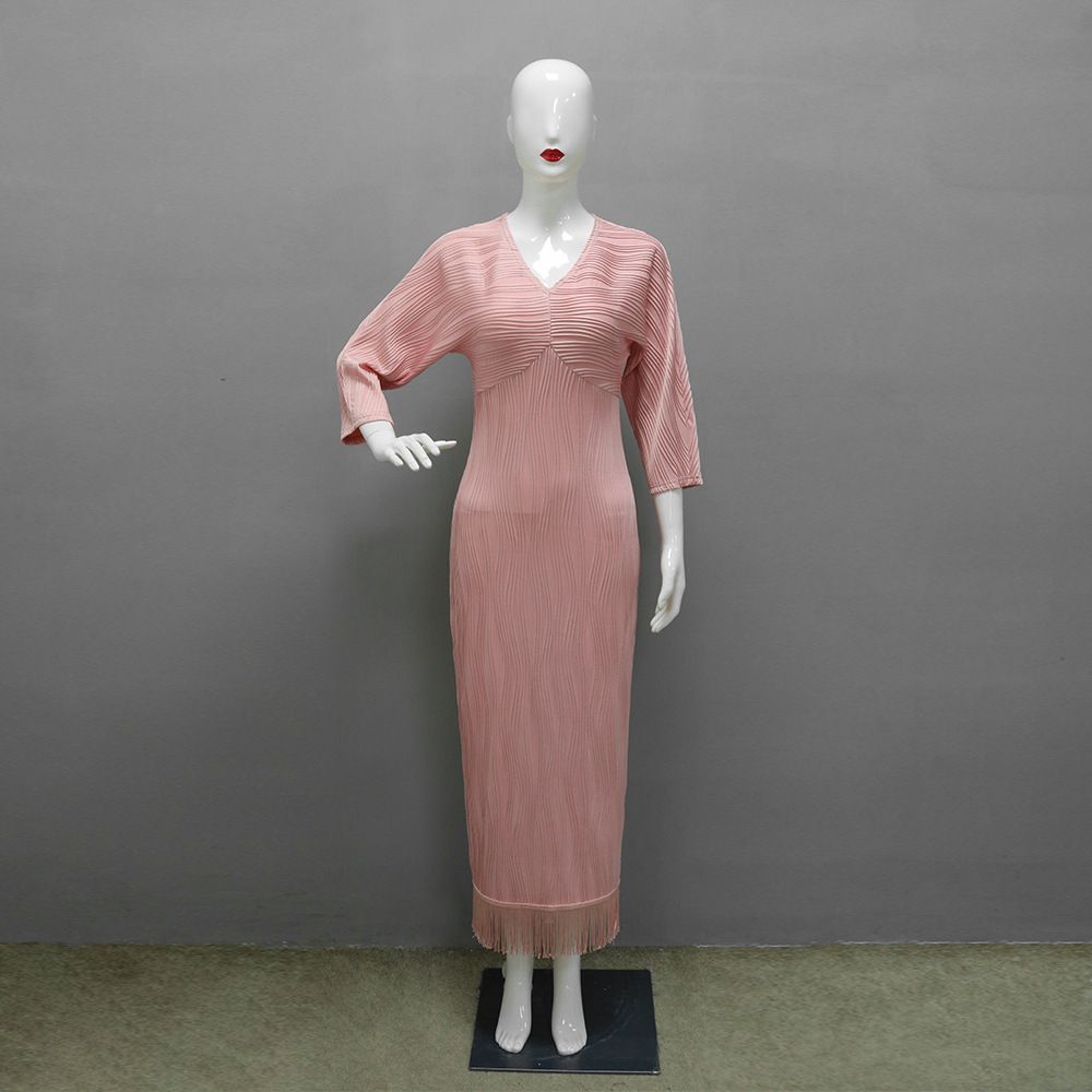 Wg Style Multi Occasion Elegant Dress Birthday Party Office Wedding Guest Long Evening Dresses With Tassel   Dresses