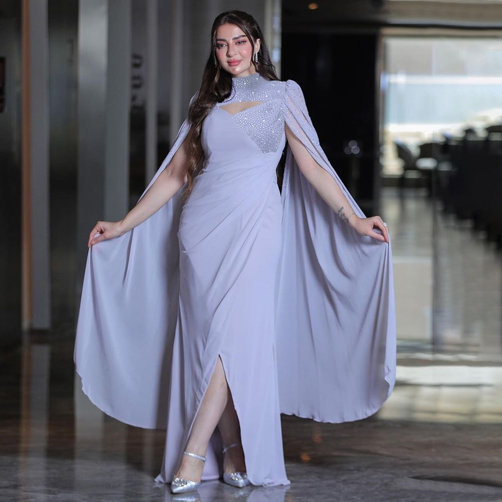 East Robe Fashion Color Diamond Ironing Dinner Party Evening Muslim Clothes Women's Abaya Dress for Women Dresses