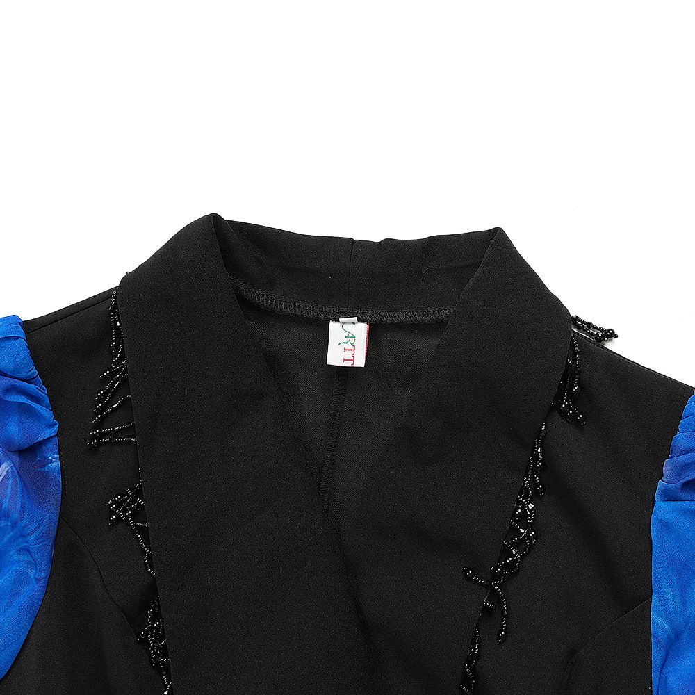 Autumn New Fashionable French Retro Chiffon Long Sleeve Elegant Women's  Dresses