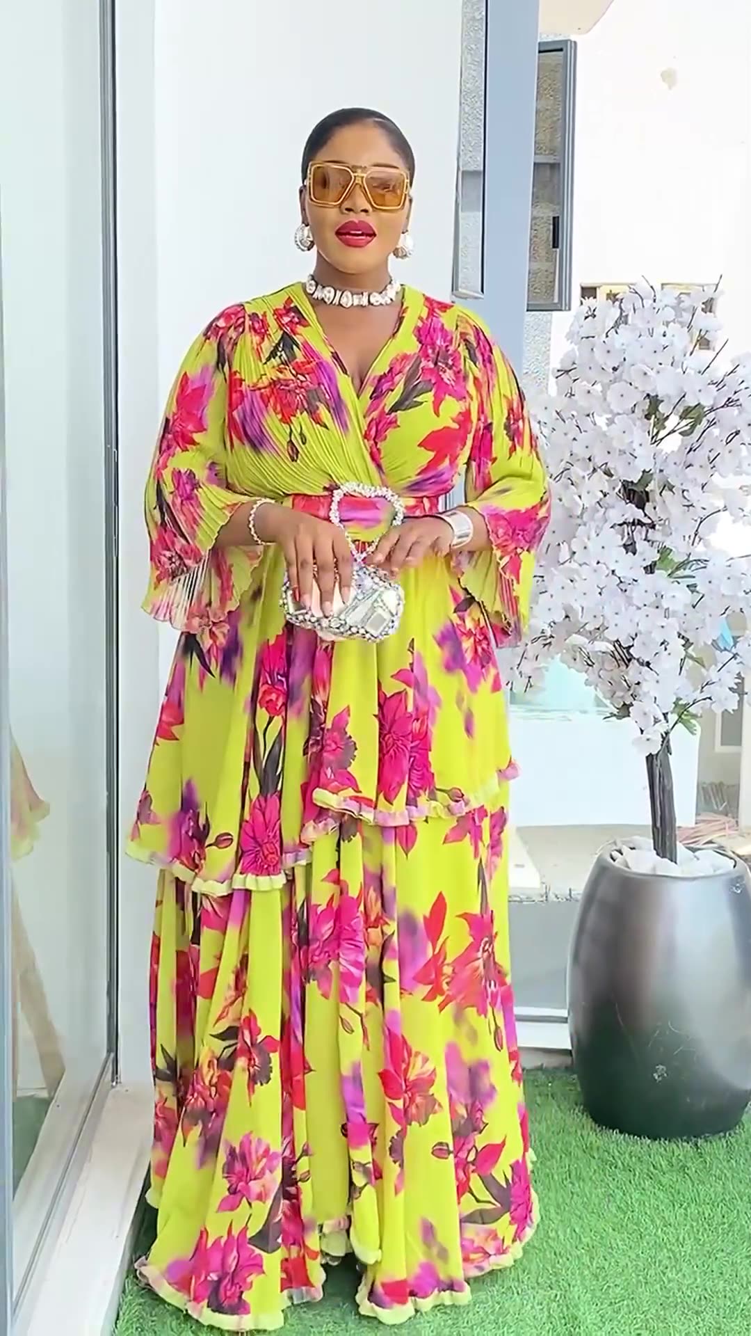 New Fashion Plus Size Printing Robe African Dress Dashiki Dress Abaya Women Dress