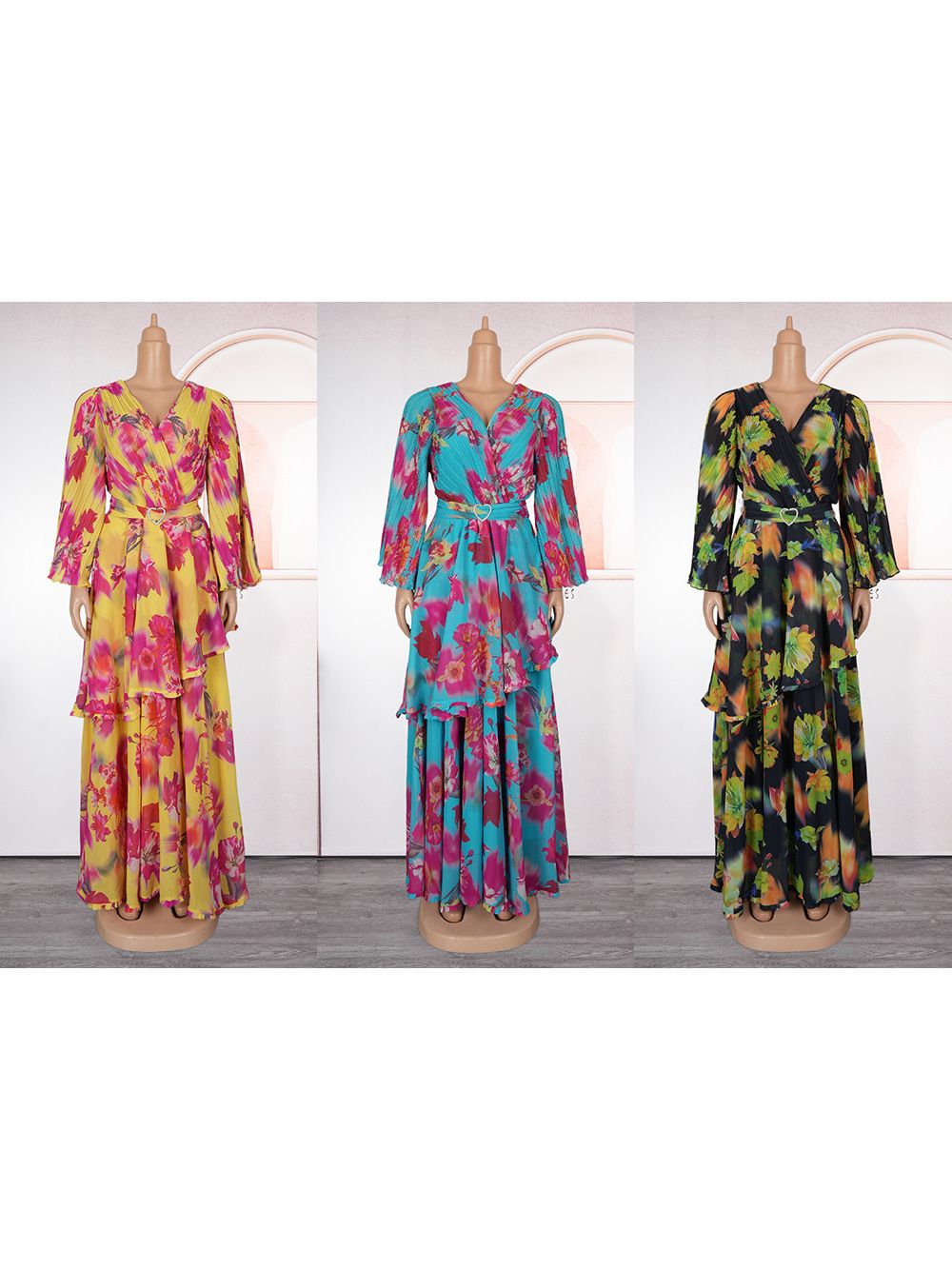 New Fashion Plus Size Printing Robe African Dress Dashiki Dress Abaya Women Dress