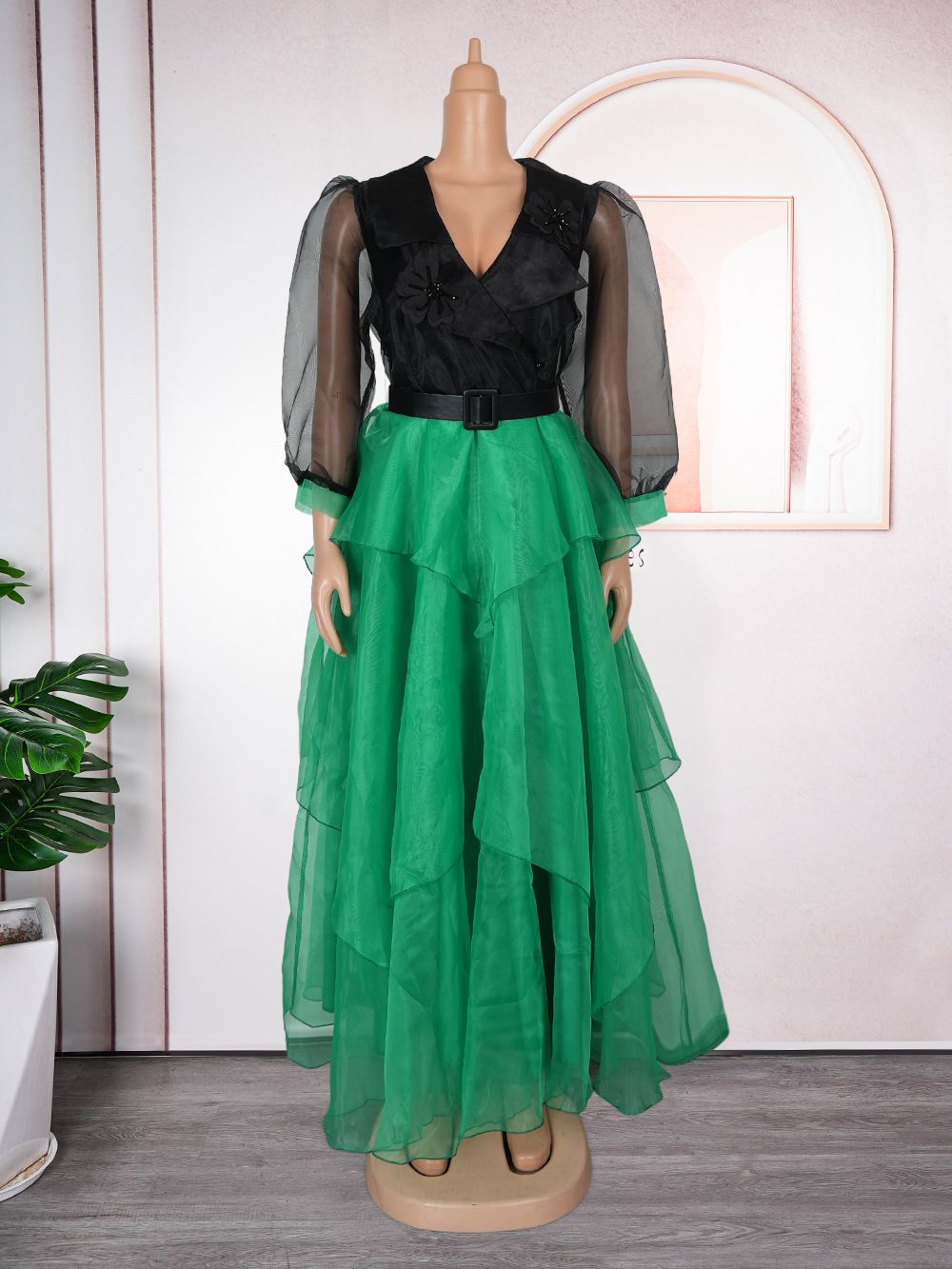 Casual Banquet Dresses Fashion Long Evening Dress New Design African Dress
