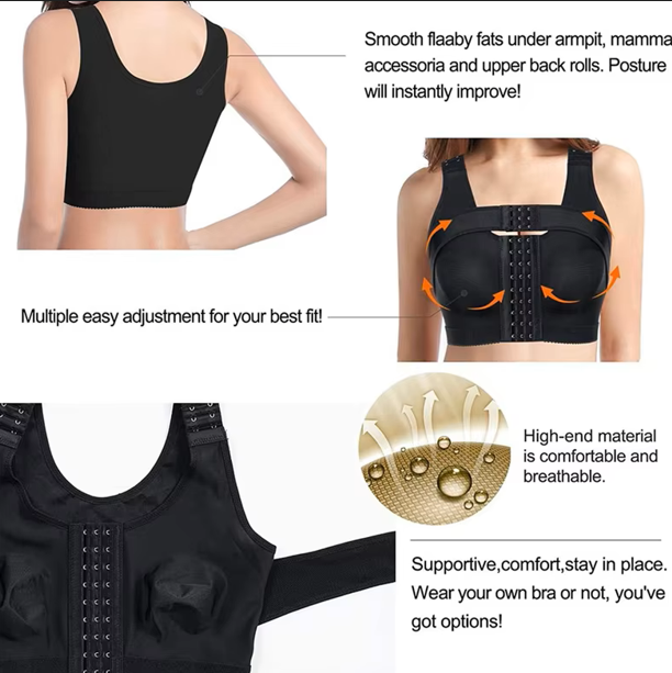 Ladies' Breast Support Bra Implant Stabilizer Post Surgery Compression Garment Surgical Breast Augmentation Bras