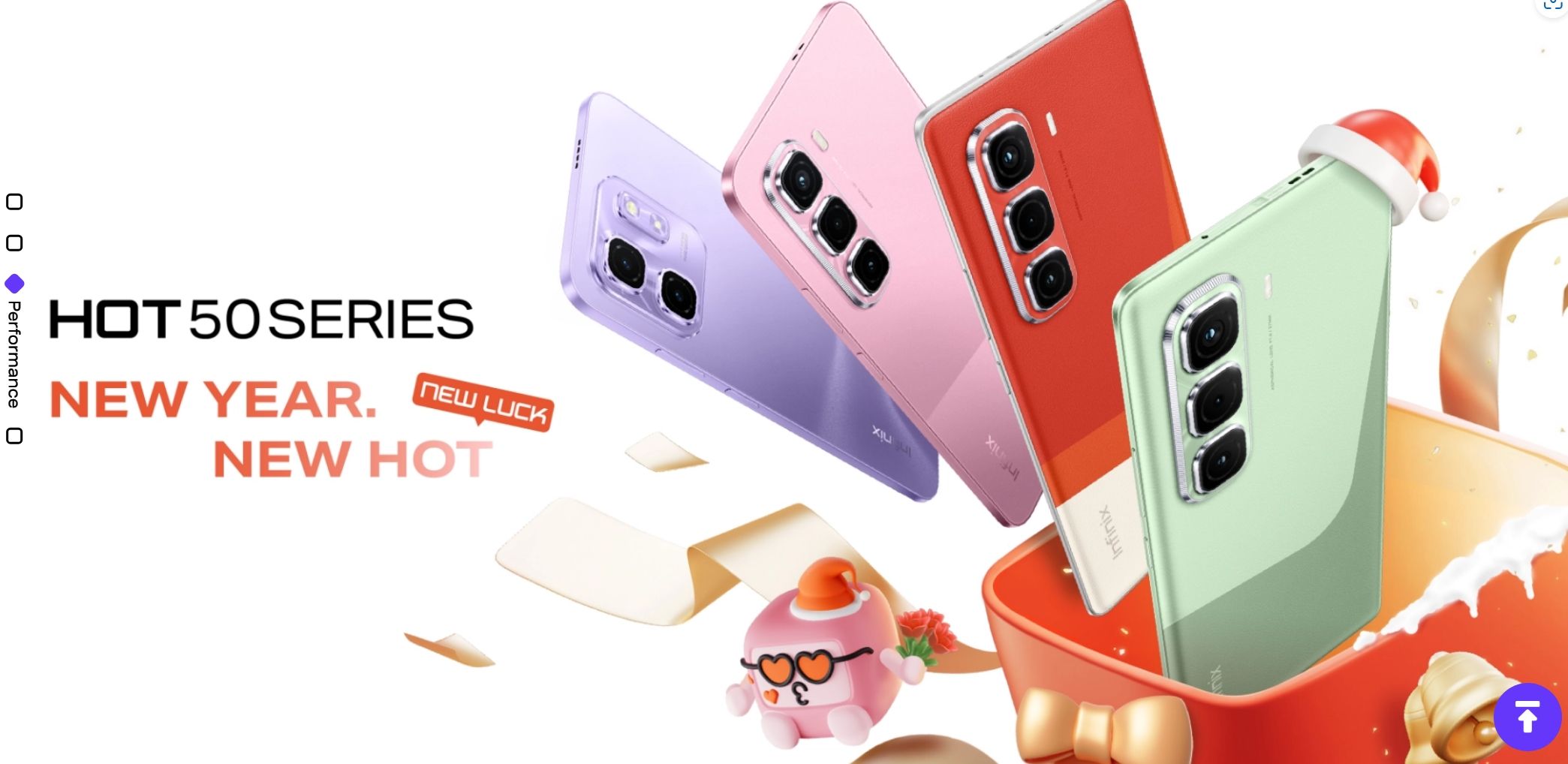 [Tech Week] Infinix Hot 50 Pro Plus 256GB+16(8+8)GB 6.7" 3D-Curved AMOLED 120Hz Screen Phone 5000mAh With 33W Type-C 50MP Camera MTK Helio G100 Fingerprint Lock Hot 50 Pro+ Smart Phone