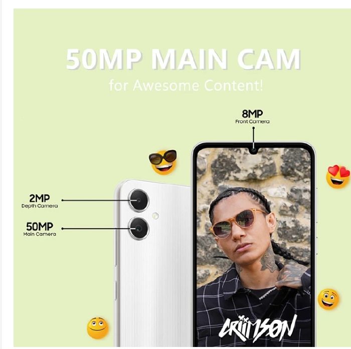 [Tech Week] Samsung Galaxy A05 64GB+4GB 50MP Camera 6.7" 90Hz MTK Helio G85 (12nm) 5000mAh 25W Type-C Charge Android 13 Smart Phones phone