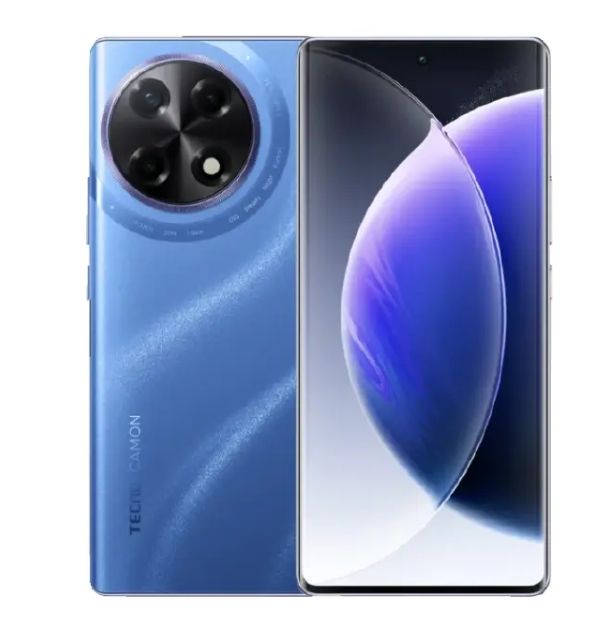 Tecno Camon 30S 128GB+12(6+6)GB RAM 6.7" 3D-Curved AMOLED 120Hz Screen MTK Helio G100 33W 5000mAh 50MP Dual Speaker Android 14 Smart Phones Dual Sim phone