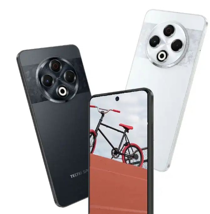 New Arrival TECNO SPARK 30 128GB +8GB 6.78" SONY IMX682 64MP Camera MTK Helio G91 IP64 Waterproof 5000mAh Smart Phones 4G-Dual SIM Side Fingerprint phone