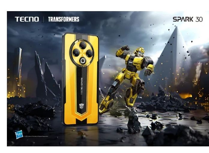 New Arrival TECNO SPARK 30 128GB +8GB 6.78" SONY IMX682 64MP Camera MTK Helio G91 IP64 Waterproof 5000mAh Smart Phones 4G-Dual SIM Side Fingerprint phone