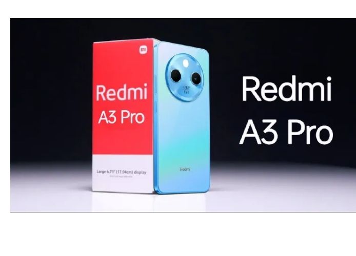 Redmi A3 PRO 6.71" 128GB + 4GB 4G Network 5160mAh Battery 8MP AI Camera 10W Fast Charging Fingerprint Sensor Android 14 Smart Phones